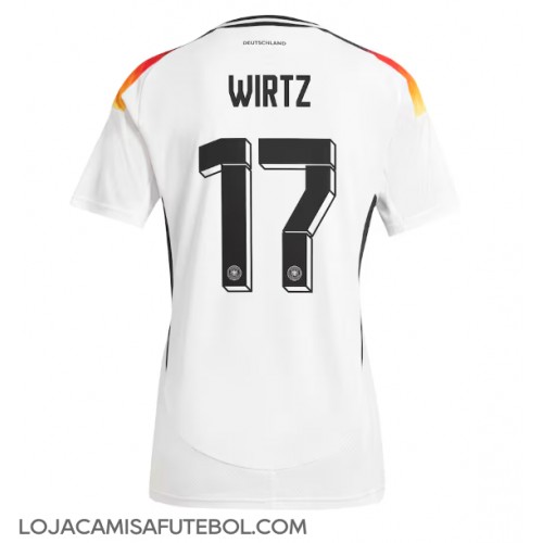 Camisa de Futebol Alemanha Florian Wirtz #17 Equipamento Principal Europeu 2024 Manga Curta